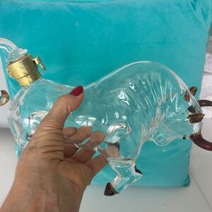 New Glass Decanter "Bull"